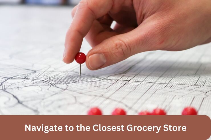 using siri to Navigate to the Closest Grocery Store