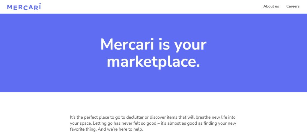 mercari is your marketplace