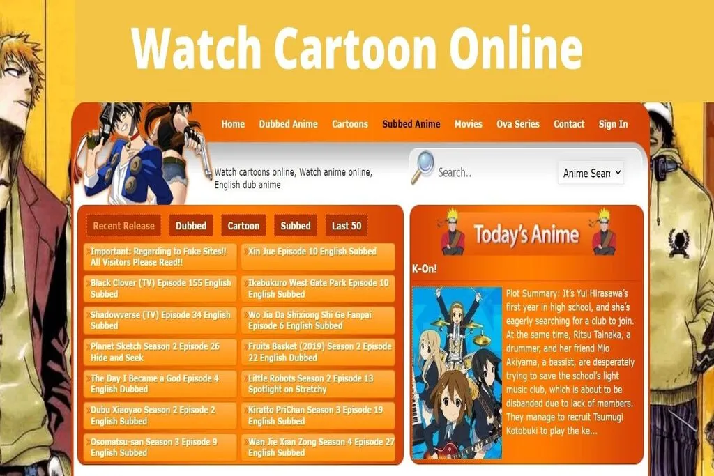 watchcartoononline new website